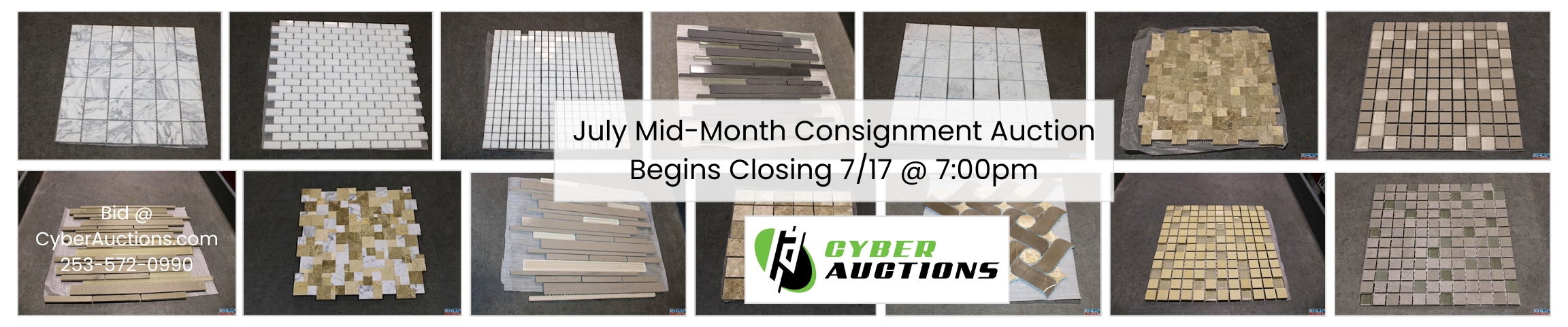 July Mid Month Consignment Auction 253 572 0990